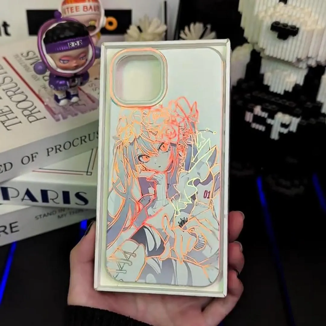 初音未來極光金防摔手機殼