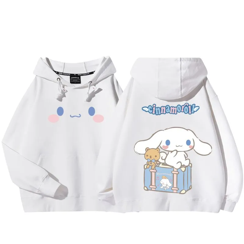 三麗鷗聯名衛衣2023秋冬新款親子情侶裝薄絨款連帽衛衣-星夢cosplay