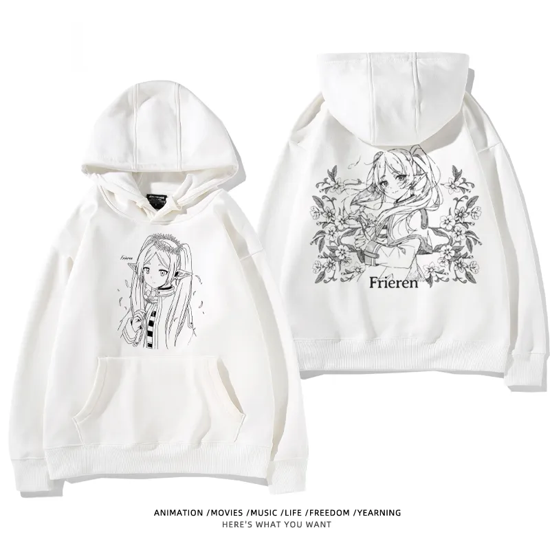 葬送的芙莉蓮 2025秋冬新款親子情侶裝連帽衛衣