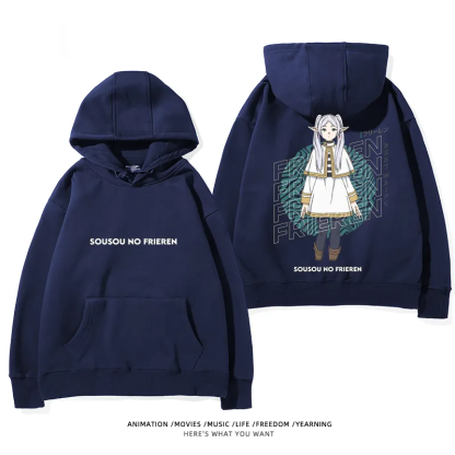 葬送的芙莉蓮 2025秋冬新款親子情侶裝連帽衛衣