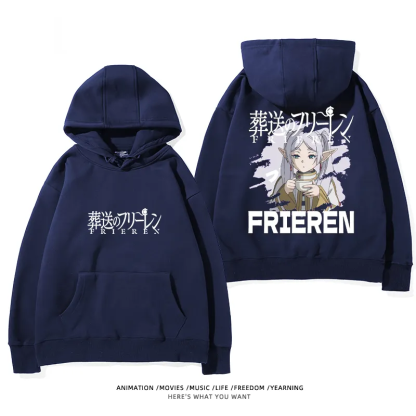 葬送的芙莉蓮 2025秋冬新款親子情侶裝連帽衛衣