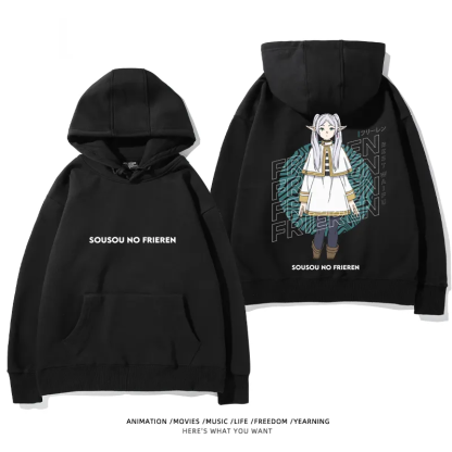 葬送的芙莉蓮 2025秋冬新款親子情侶裝連帽衛衣