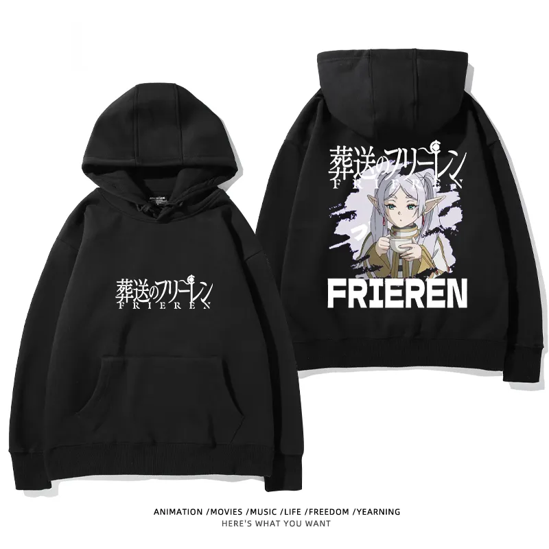 葬送的芙莉蓮 2025秋冬新款親子情侶裝連帽衛衣