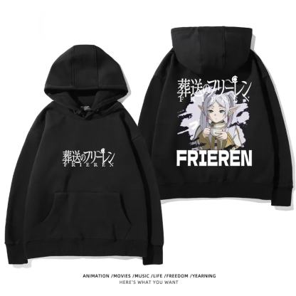 葬送的芙莉蓮 2025秋冬新款親子情侶裝連帽衛衣