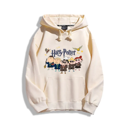 蠟筆小新聯名衛衣2025秋冬新款親子情侶裝連帽衛衣