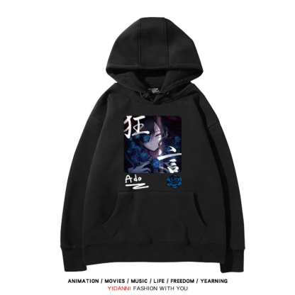 Ado歌手同人 寬鬆百搭 秋冬款 寬鬆連帽衛衣
