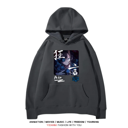 Ado歌手同人 寬鬆百搭 秋冬款 寬鬆連帽衛衣
