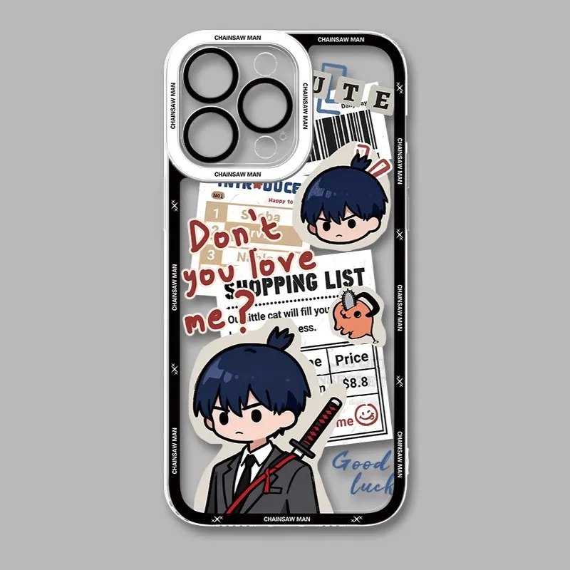 鏈鋸人天使眼透明防摔軟殼