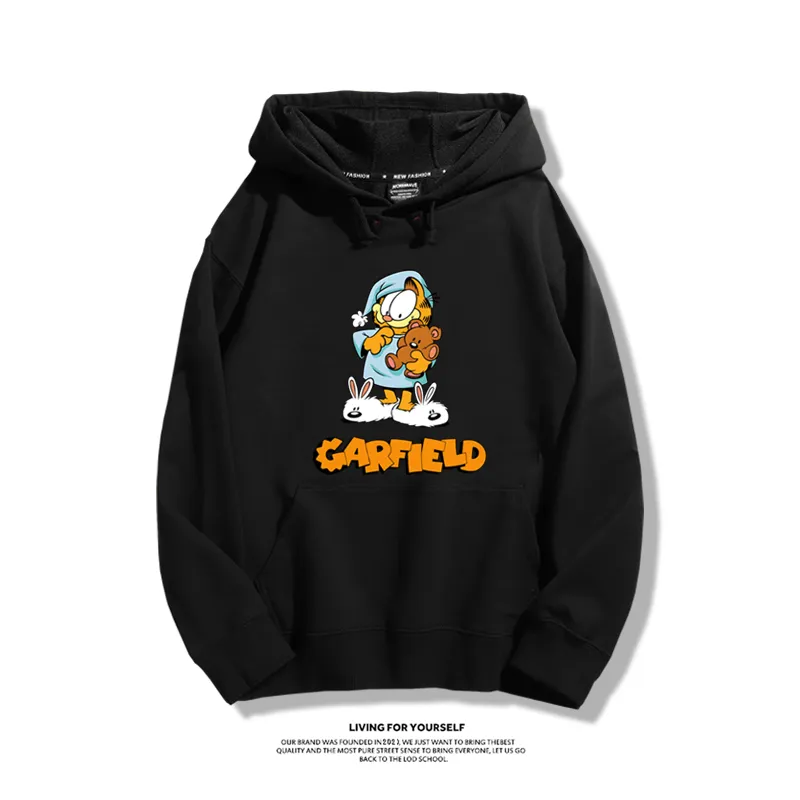加菲貓聯名衛衣2025秋冬新款親子情侶裝連帽衛衣
