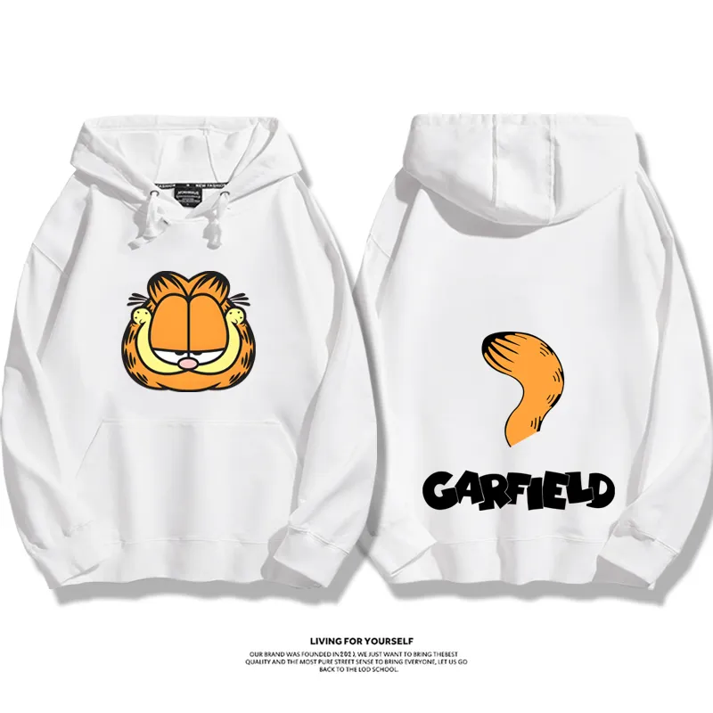 加菲貓聯名衛衣2025秋冬新款親子情侶裝連帽衛衣