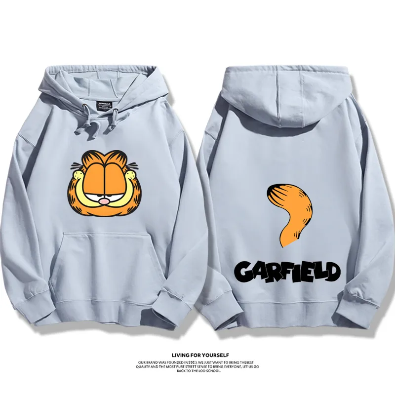 加菲貓聯名衛衣2025秋冬新款親子情侶裝連帽衛衣