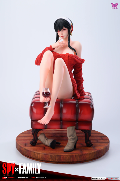 PINK BUTTERFLY Studio 粉蝶微醺約爾太太 約爾 雕像