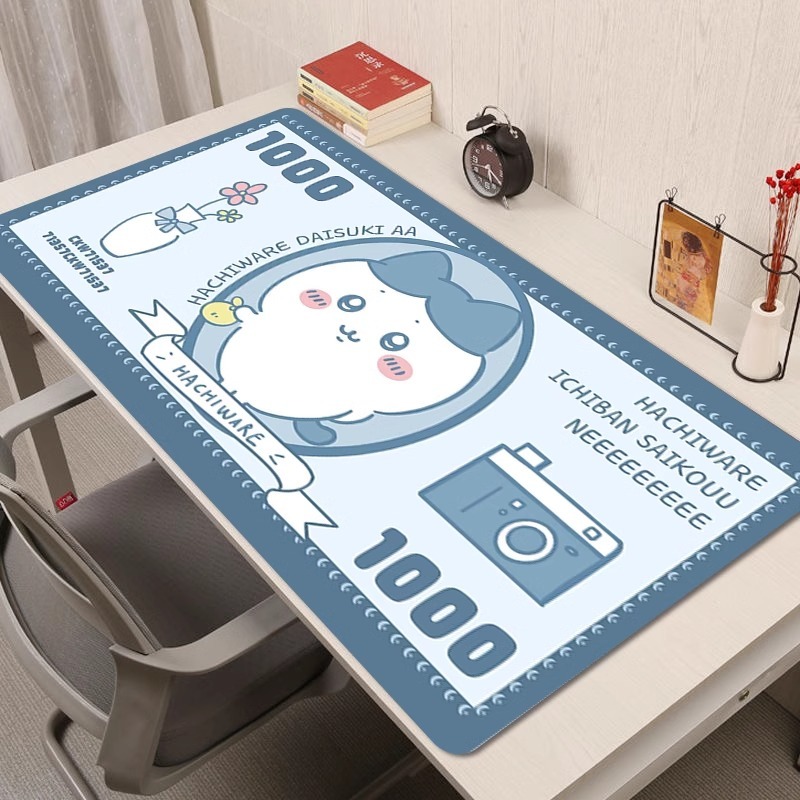 乌萨奇chiikawa電競超大遊戲加厚防滑鼠標墊