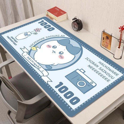 乌萨奇chiikawa電競超大遊戲加厚防滑鼠標墊