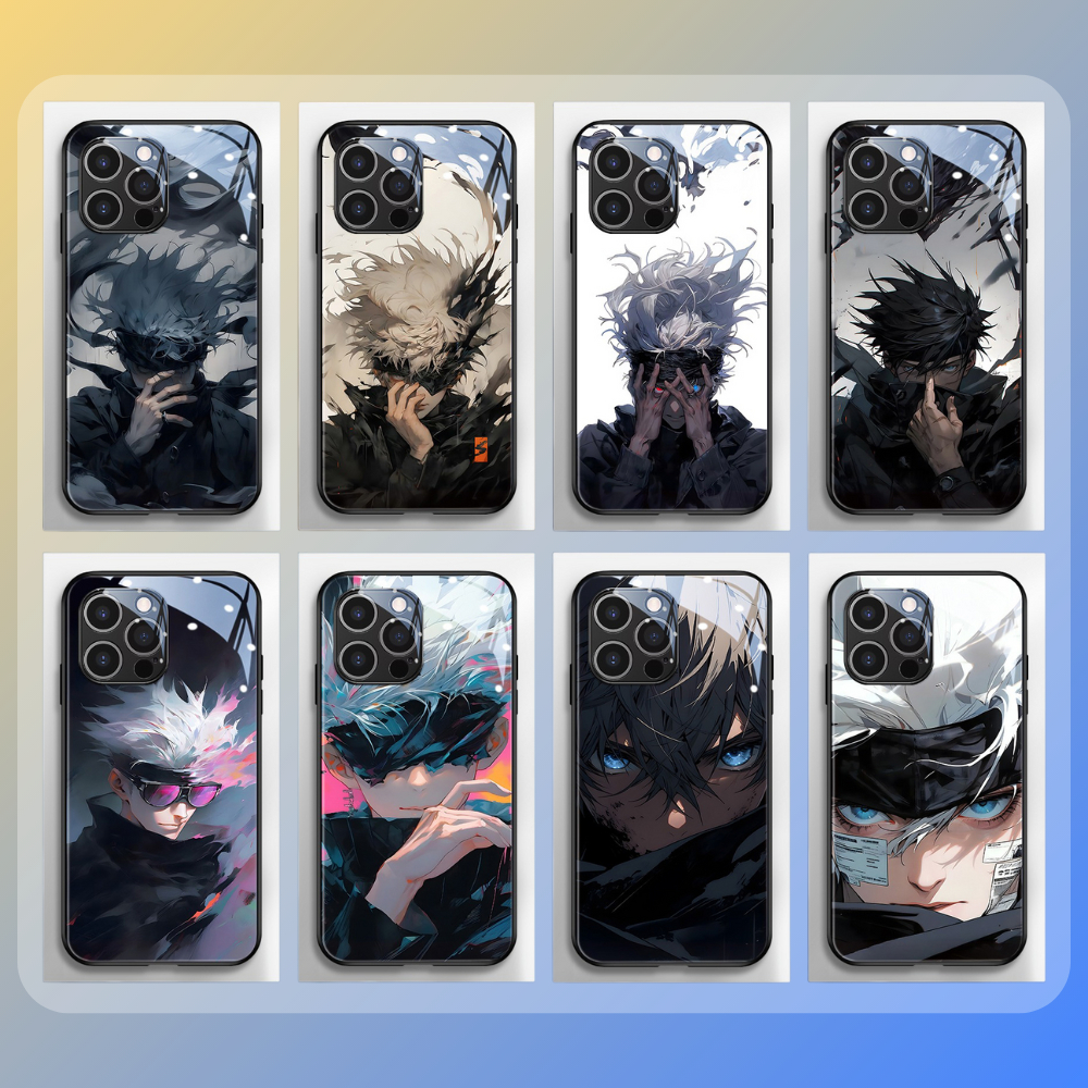 五條悟新款高清全包防摔玻璃殼