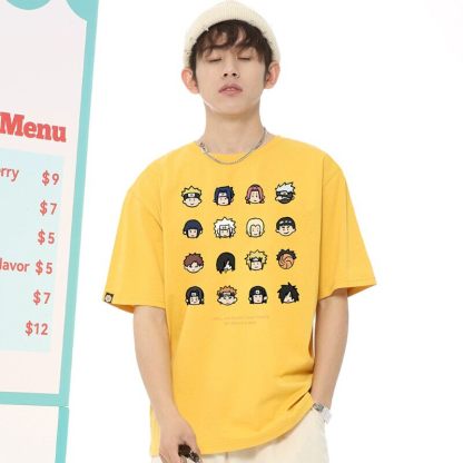 火影忍者 2026親子情侶男女同款 印花短袖T恤