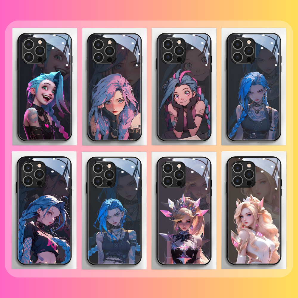 英雄聯盟新款高清全包防摔玻璃殼