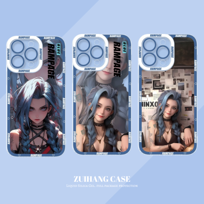 金克斯天使眼透明防摔軟殼