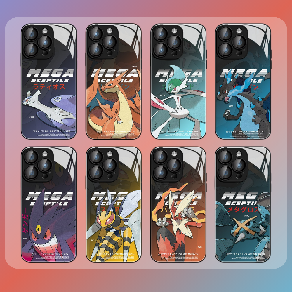 寶可夢新款高清全包防摔玻璃殼