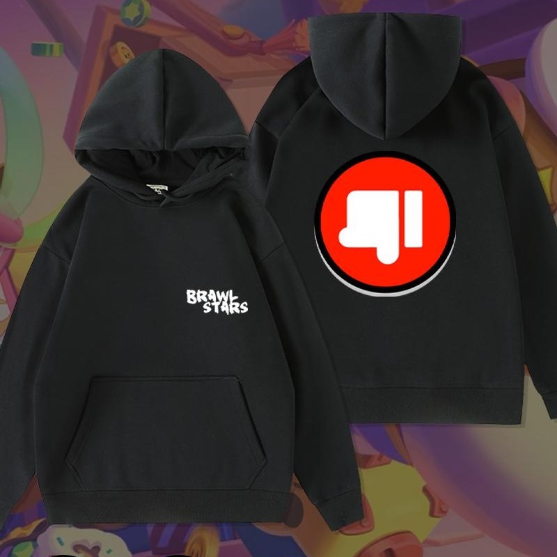 荒野亂鬥新款 寬鬆百搭 秋冬款 加絨加厚連帽T