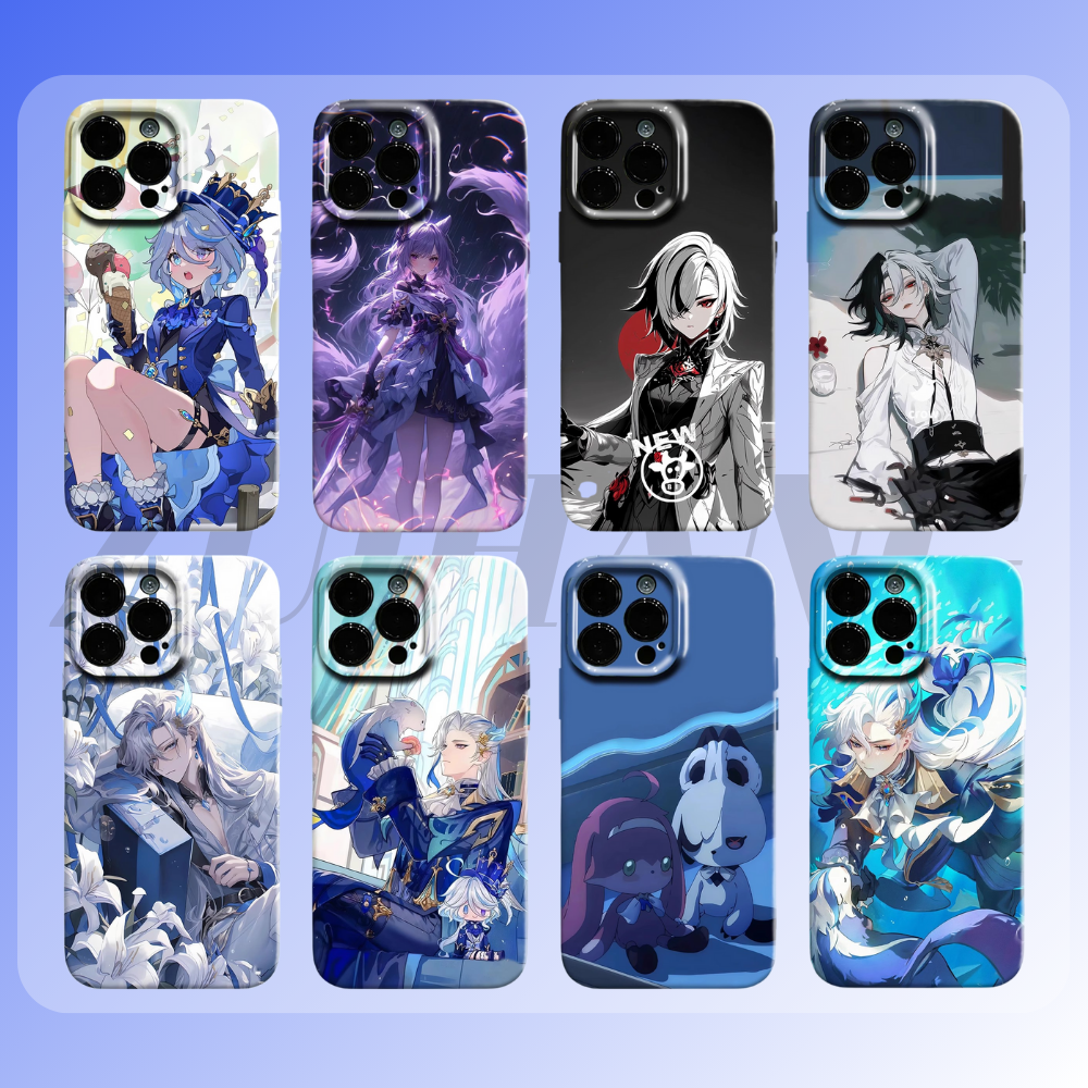 原神高清彩繪全包防摔菲林殼