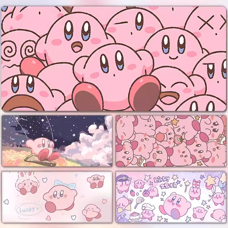 星之卡比電競超大遊戲加厚防滑鼠標墊