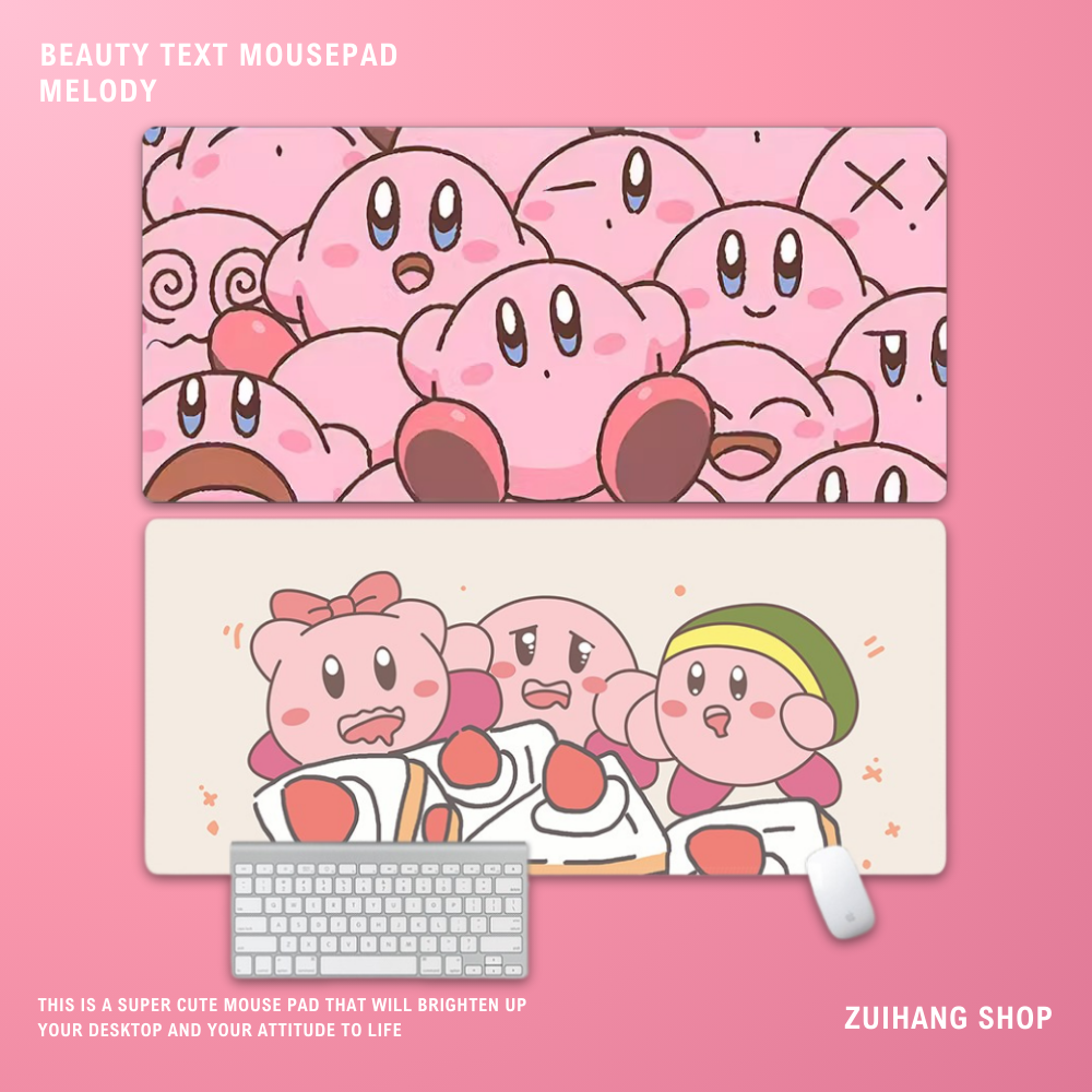 星之卡比電競超大遊戲加厚防滑鼠標墊