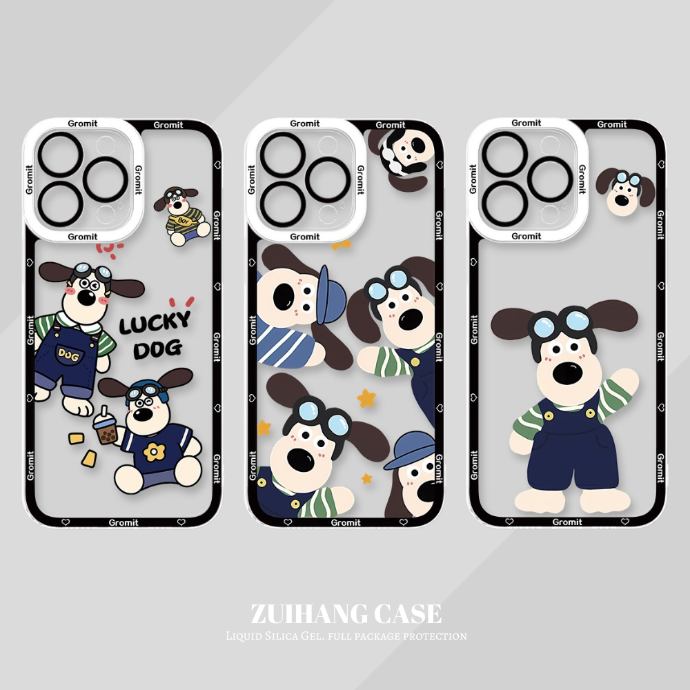 Gromit掌門狗天使眼透明防摔軟殼