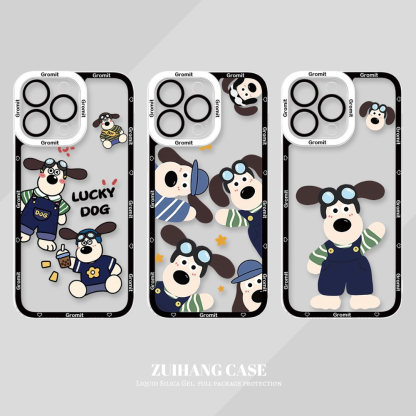 Gromit掌門狗天使眼透明防摔軟殼