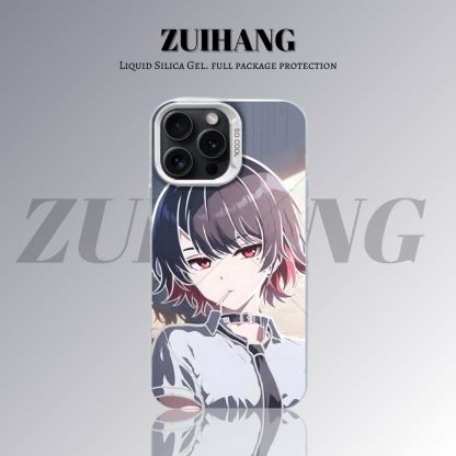 【大集合3.0】動漫彩銀線條漸變防摔手機殼