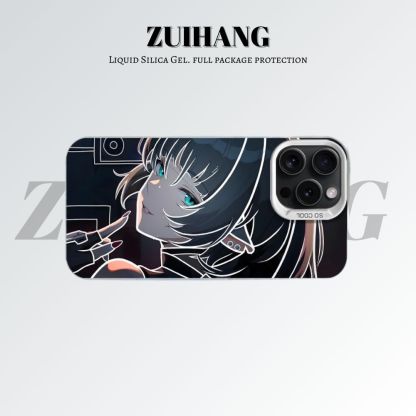 【大集合3.0】動漫彩銀線條漸變防摔手機殼