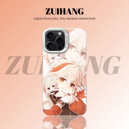 【大集合3.0】動漫彩銀線條漸變防摔手機殼