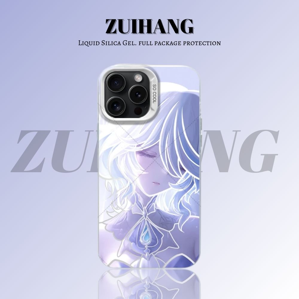 【大集合3.0】動漫彩銀線條漸變防摔手機殼