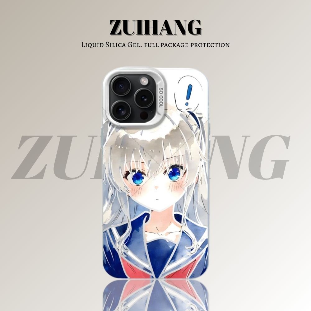 【大集合3.0】動漫彩銀線條漸變防摔手機殼