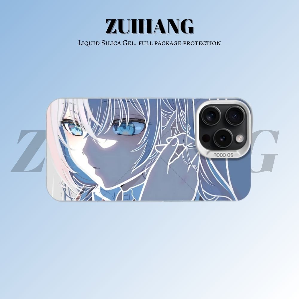 【大集合3.0】動漫彩銀線條漸變防摔手機殼