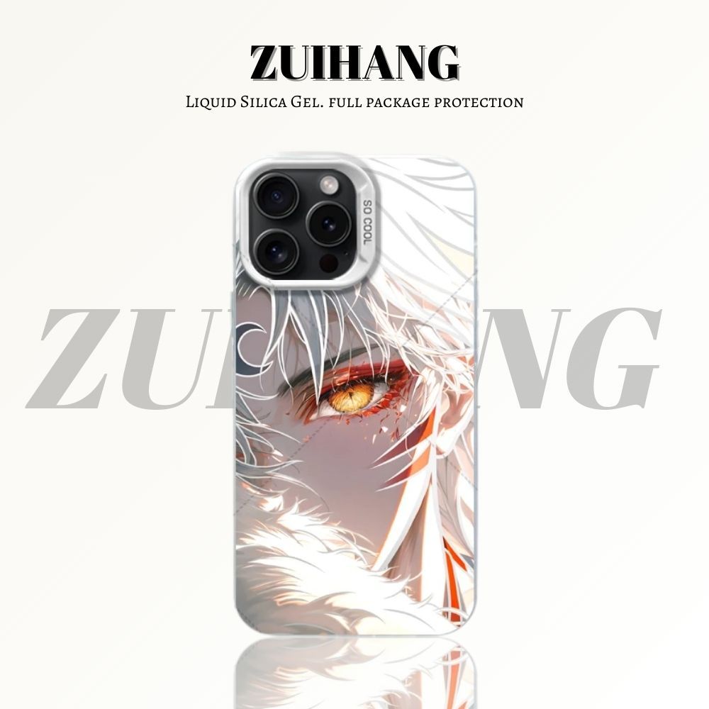 【大集合3.0】動漫彩銀線條漸變防摔手機殼