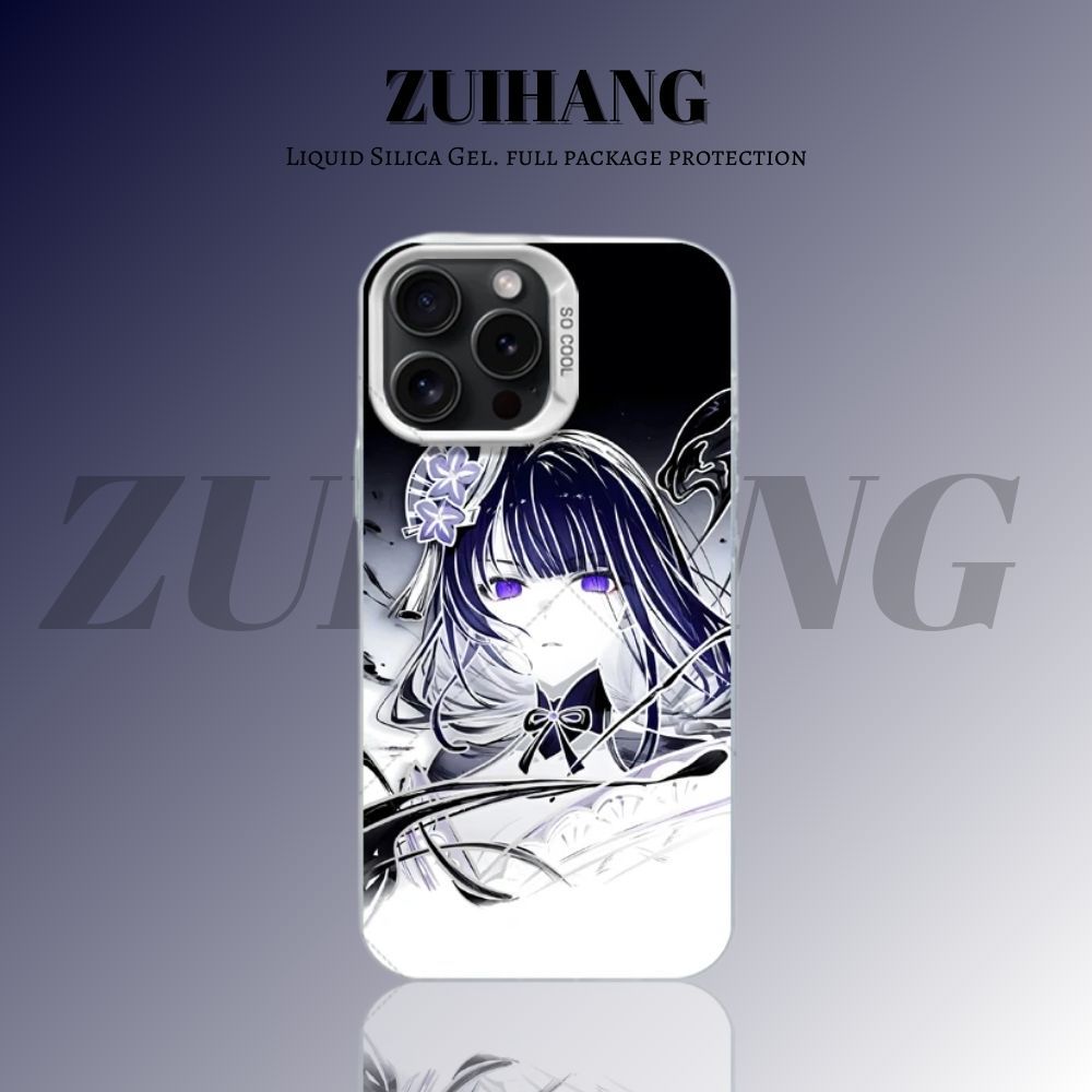 【大集合3.0】動漫彩銀線條漸變防摔手機殼