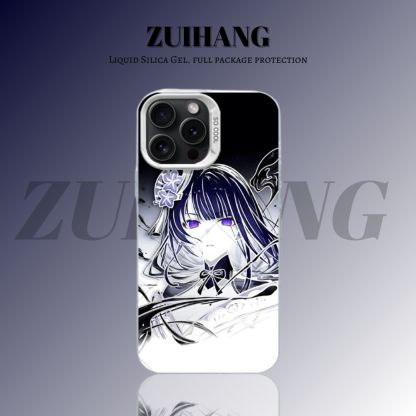 【大集合3.0】動漫彩銀線條漸變防摔手機殼