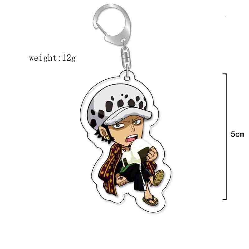 航海王草帽路飛索隆喬巴羅賓亞力克鑰匙扣掛飾【單買三件起送】