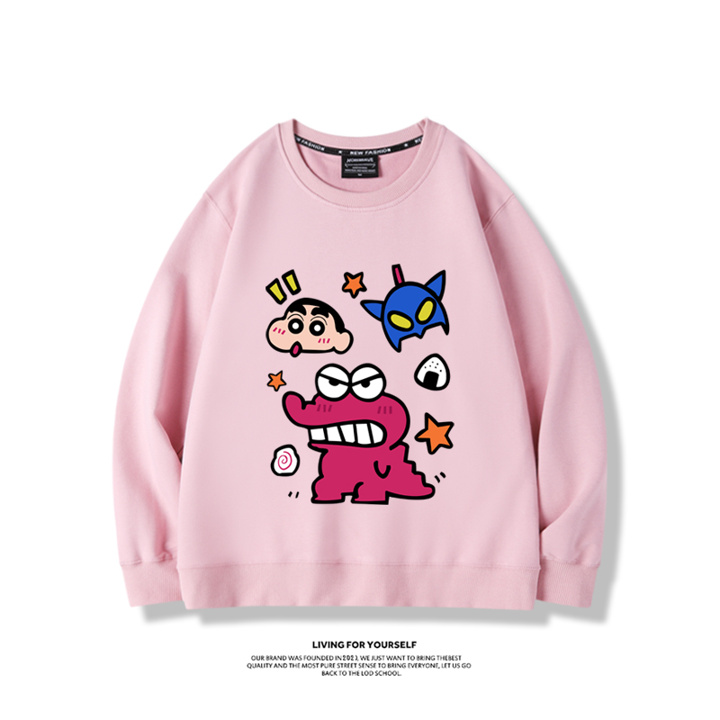 蠟筆小新2023親子情侶裝 圓領長袖