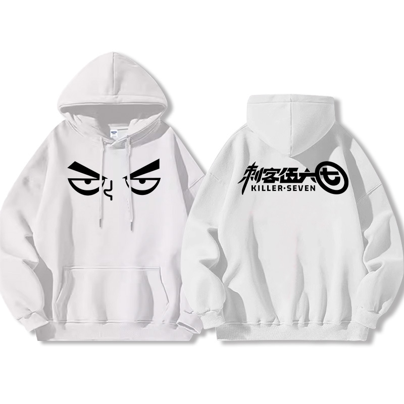 刺客伍六七 2025秋冬新款親子情侶裝薄絨款連帽衛衣