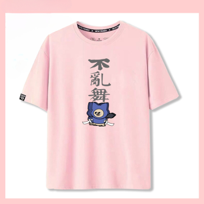 怪物獵人呆貓搞怪太刀俠不登龍短袖T恤