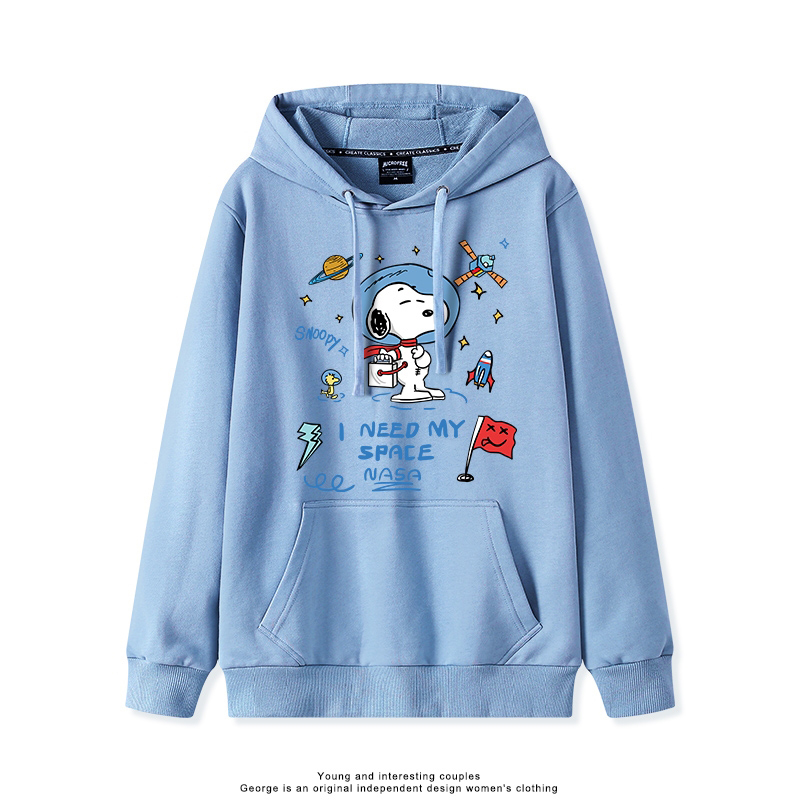 史努比 聯名衛衣2025秋冬新款親子情侶裝連帽衛衣