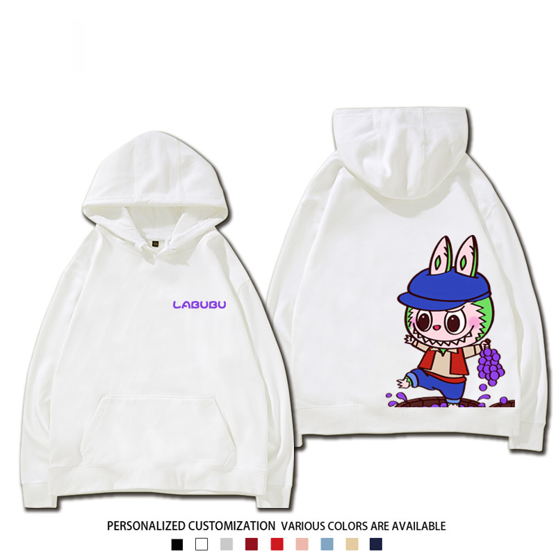 labubu新款 寬鬆百搭 秋冬款 寬鬆連帽衛衣