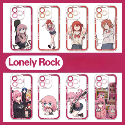 蘋果 系列孤獨搖滾天使眼透明防摔軟殼