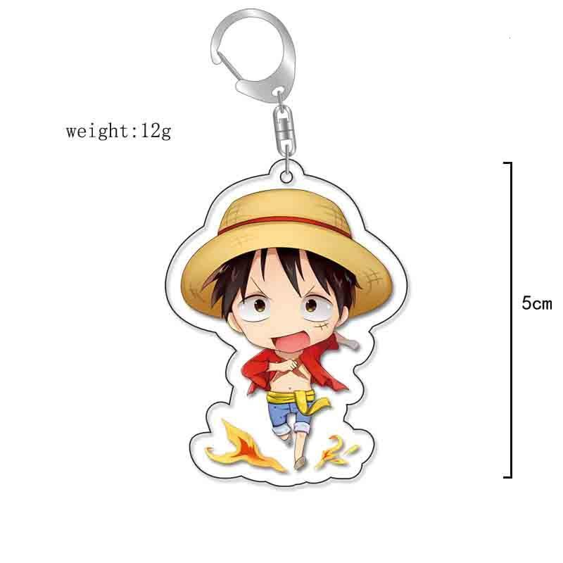 航海王草帽路飛索隆喬巴羅賓亞力克鑰匙扣掛飾【單買三件起送】