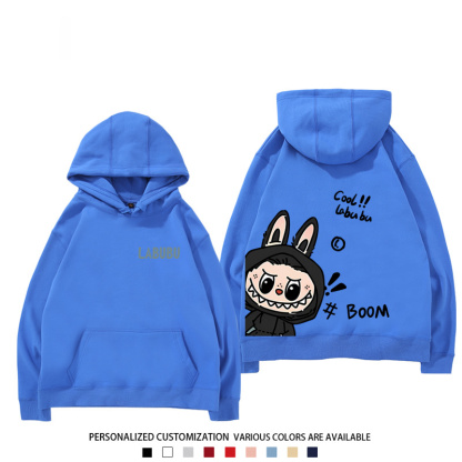 labubu新款 寬鬆百搭 秋冬款 寬鬆連帽衛衣