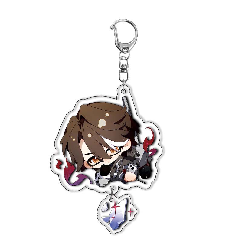 崩壞星穹鐵道愛莉希雅彥卿希露瓦景元白露姬子亞克力鑰匙扣掛飾【單買三件起送】