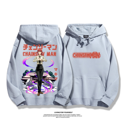 鏈鋸人新款 親子情侶男女款連帽衛衣