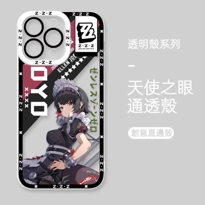 蘋果 系列絕區零天使眼透明防摔軟殼
